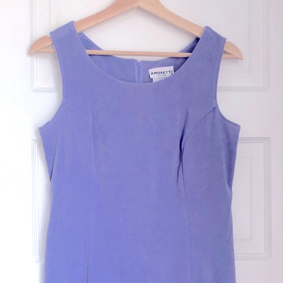 DONATED - Vintage Amoretti Purple Maxi Dress - Picture 4 of 13